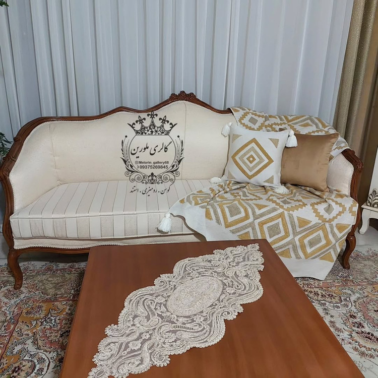 شال مبل رنگ نسکافه ای